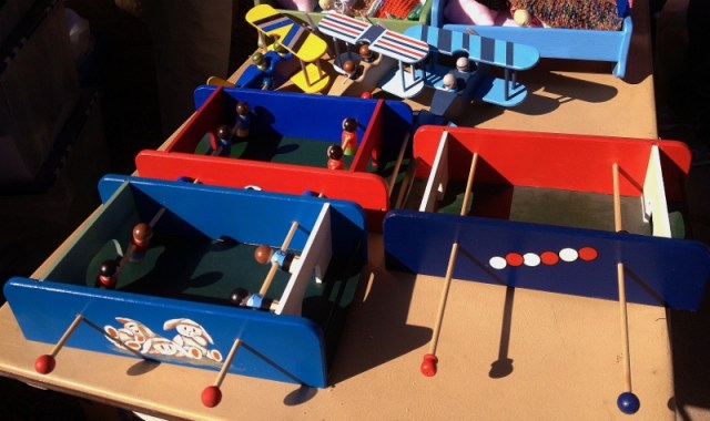 handmade wooden foosball toys